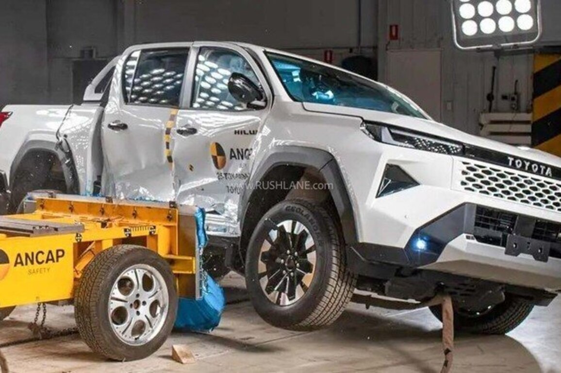 New Toyota Hilux ANCAP Crash Safety Ratings Out  Scores 5 Stars