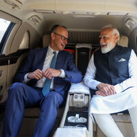 PM Modi shares car ride with German Chancellor Merz, highlighting growing India-Germany ties