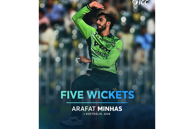 Arafat Minhas registers first fifer by Pakistan bowler on ODI debut