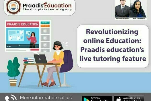 Revolutionizing online education: Praadis Education's live tutoring feature