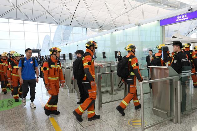 CHINA-HONG KONG-RESCUE TEAM-EARTHQUAKE-MYANMAR (CN)