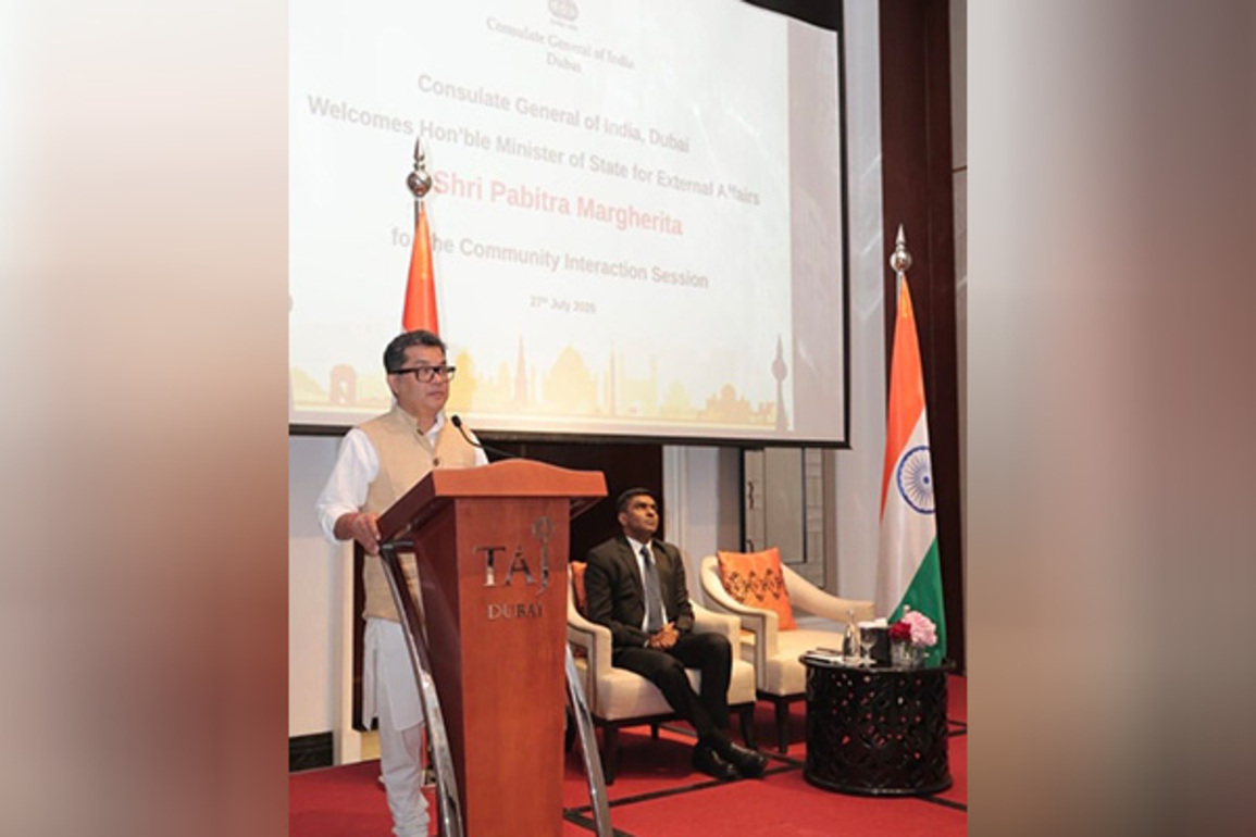 MoS Margherita interacts with Indian diaspora in Dubai