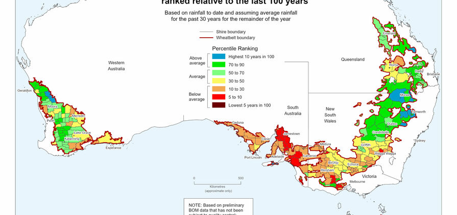 Yields drop across most of the wheatbelt