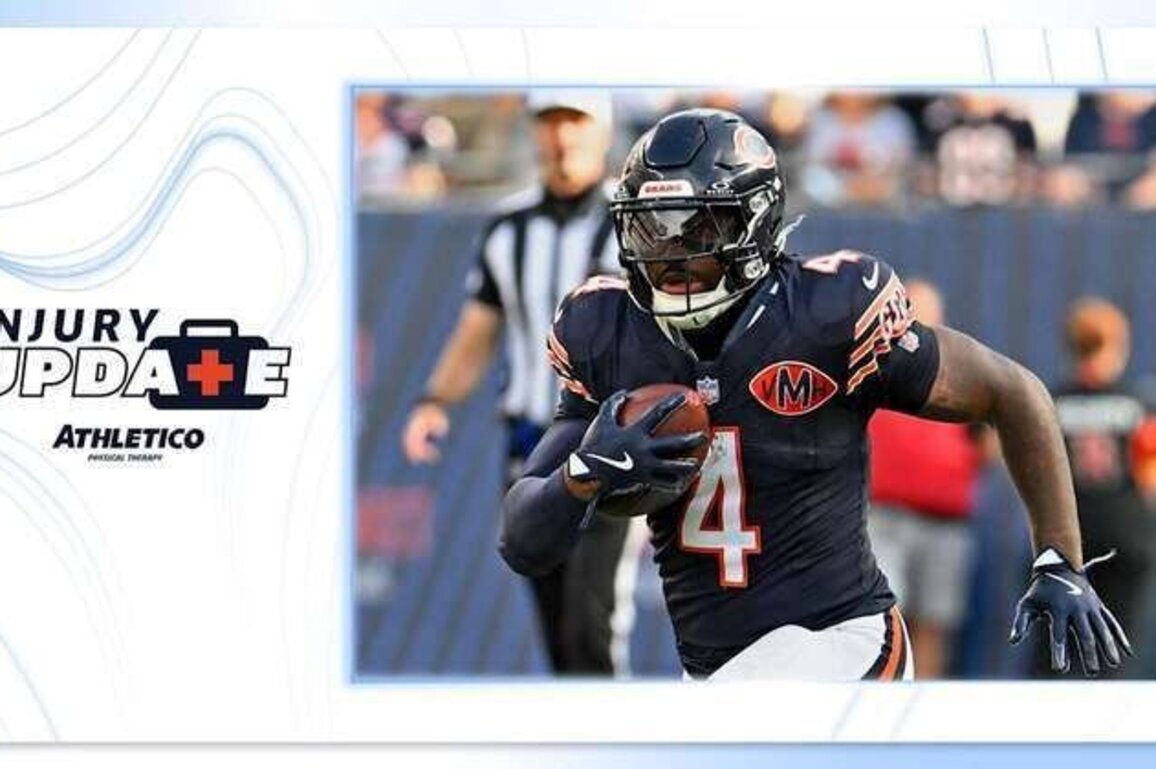 Injury Update: Bears RB D'Andre Swift questionable for Sunday's game