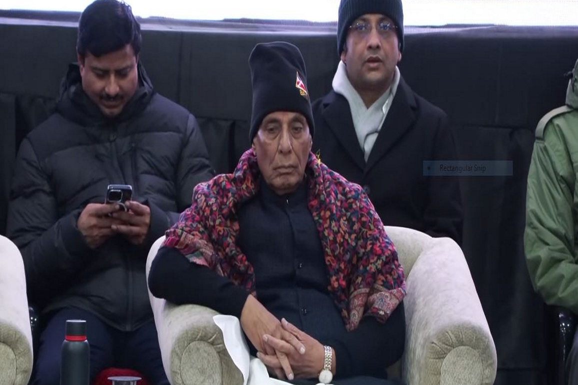 "Govt, Armed Forces, BRO working diligently for holistic development of border areas": Rajnath Singh