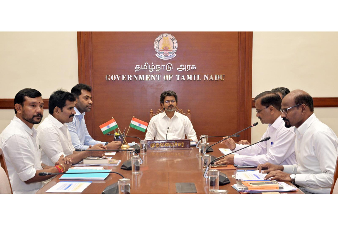 Tamil Nadu: CM Vijay chairs review meeting, discusses safeguarding 69% reservation policy