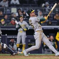 A's OF Brent Rooker leaves game vs. Yankees with flank discomfort
