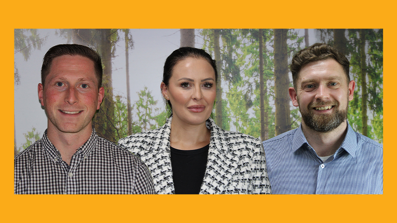 Michael Massey, Lauren Bamford, and Ronnie Mclean