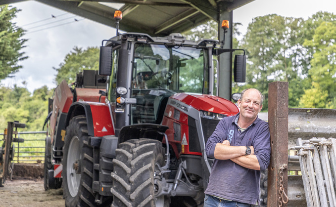 “My 8S has a spacious, quiet cab and a gutsy engine,” says Mr Field of Splash Farm, Arundel.