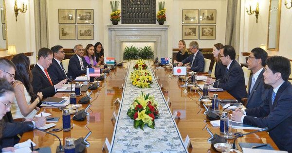 Foreign Secy Misri hosts Quad Sherpas meeting; discussions focused on Indo-Pacific security, emerging tech, economic cooperation