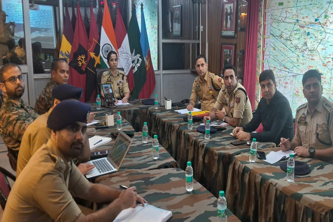 J-K: DIG Udhampur-Reasi Range conducts security review meeting for Kousar Nag Yatra