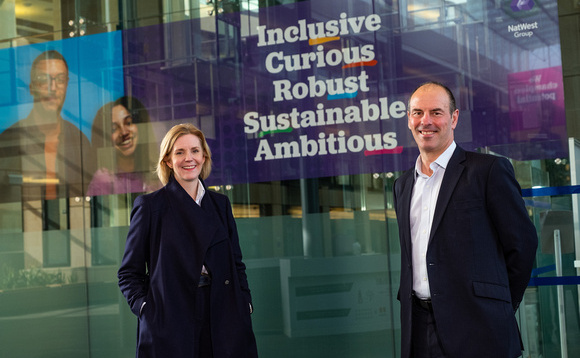 (L-R) Jenny Britton from the University of Edinburgh Business School and James Close from NatWest Group | Credit: NatWest