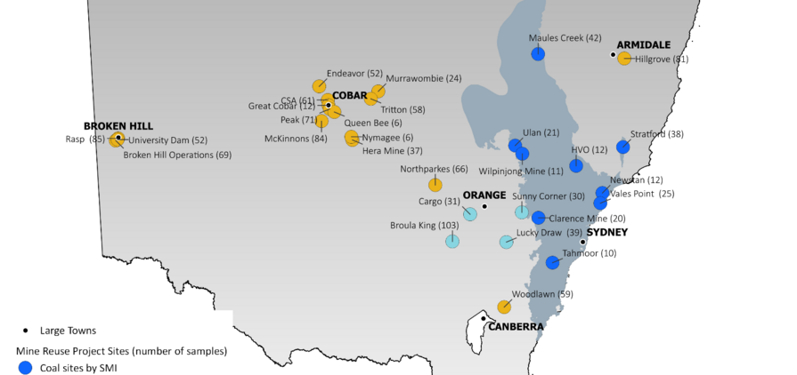 Mine Reuse project sites.