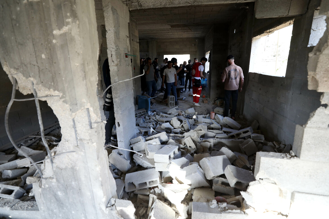 MIDEAST-NABLUS-ISRAELI MILITARY OPERATION-DAMAGE