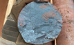 Deep blue iron ore from the Hamersley province. Photo: Curtin University