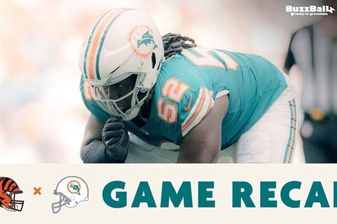 Game Recap: Dolphins fall to Bengals 4521 in Week 16 matchup