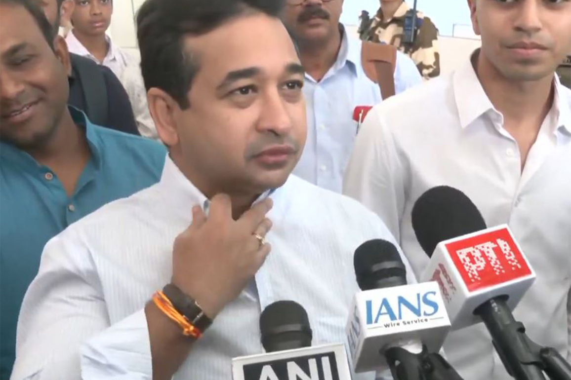 "In democracy, public gives love and also throws eggs": BJP's Nitesh Rane over attack on Abhishek Banerjee