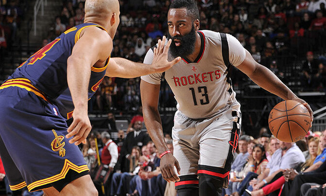 Harden on fire as Rockets down Cavaliers Harden on fire as Rockets down Cavaliers