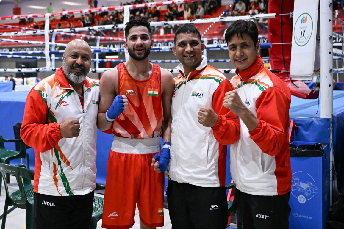 BOXAM Elite 2026: 12 Indians through to finals as Sachin, Lovlina lead the charge on penultimate day