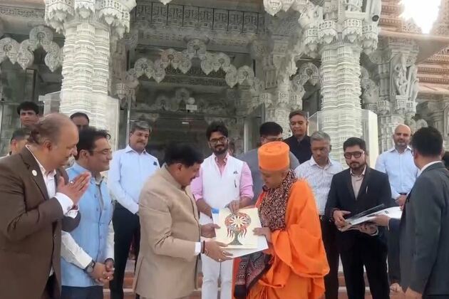 UAE: MP CM Mohan Yadav appreciates grandeur of Swaminarayan Temple, its role in spreading Indian culture
