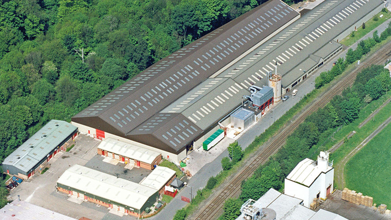 The Chirk site from the air