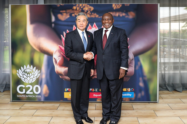 SOUTH AFRICA-JOHANNESBURG-PRESIDENT-CHINA-WANG YI-MEETING