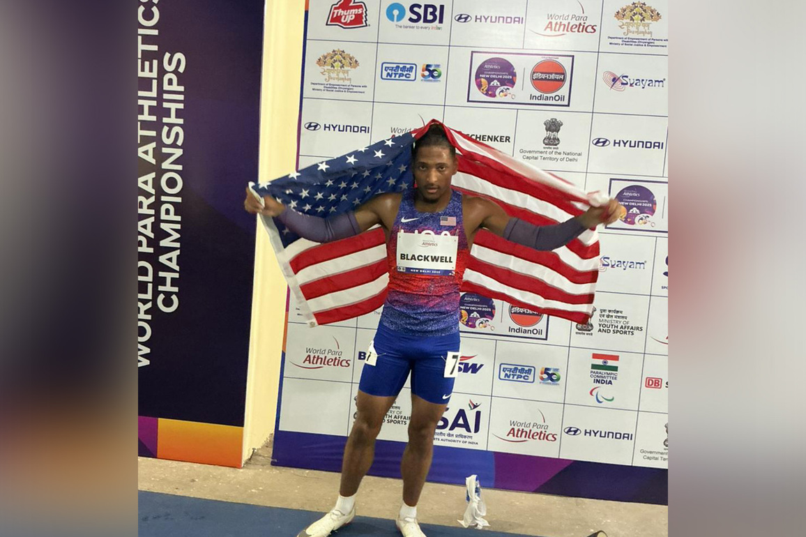 WPAC 2025: USA sprinter Blackwell celebrates cerebral palsy with pride