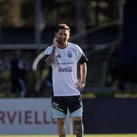 (SP)ARGENTINA-BUENOS AIRES-FOOTBALL-FRIENDLY-TRAINING