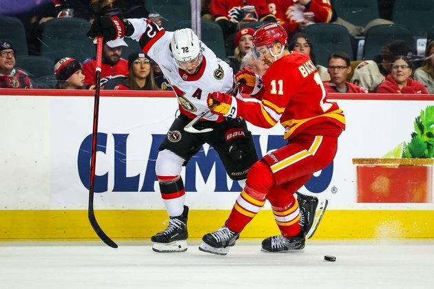 Brady Tkachuk's OT goal lifts Senators over Flames