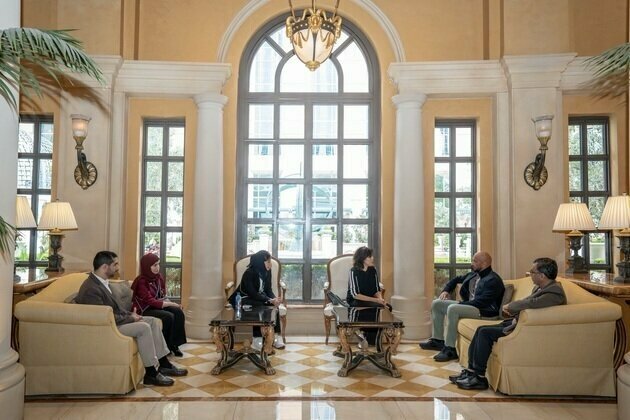Abdulla Al Hamed discusses film cooperation with President of Oscars' Academy of Motion Picture Arts and Sciences