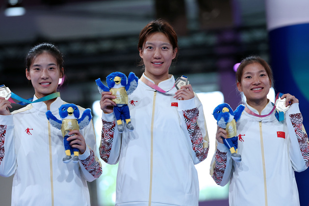 (SP)GERMANY-ESSEN-RHINE-RUHR 2025-FISU WORLD UNIVERSITY GAMES-TAEKWONDO-WOMEN'S TEAM-FINAL