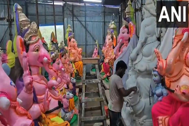 Tamil Nadu: Artisans make eco-friendly Ganesha idols ahead of Vinayaka Chaturthi