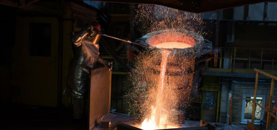 Copper smelting activity has fallen