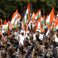 Karnataka Congress holds Tiranga Yatra in Bengaluru to show solidarity with armed forces