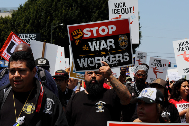 U.S.-LOS ANGELES-MAY DAY-RALLY