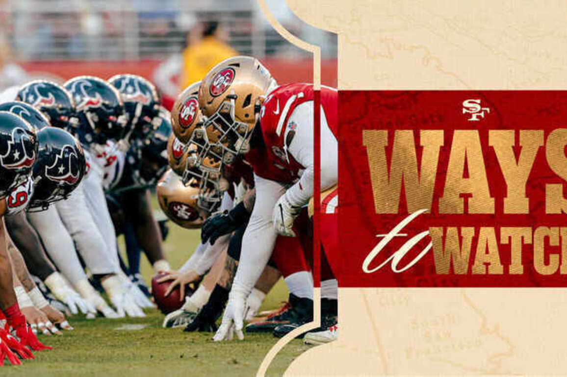 Ways to Watch and Listen: 49ers vs. Texans | Week 8