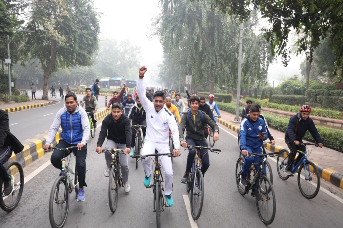 59th Fit India Sundays on Cycle unites nation from Delhi to Guwahati