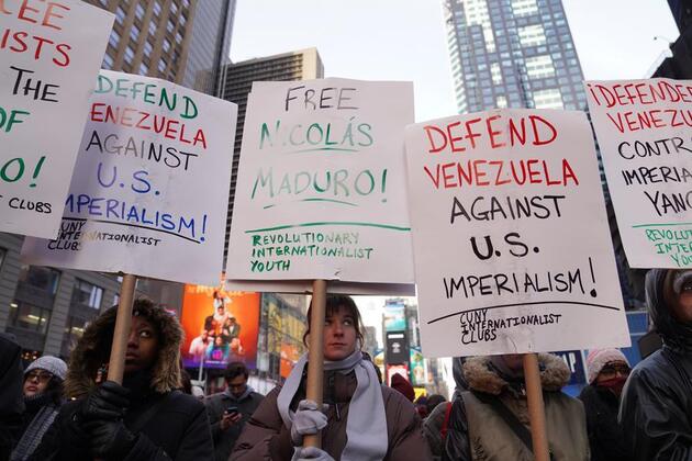 Over 100 U.S. cities protest against U.S. strikes on Venezuela