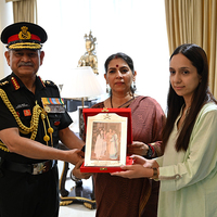 COAS General Upendra Dwivedi presents 'Badge of sacrifice', 'Certificate of honour' to next of kin of fallen soldiers