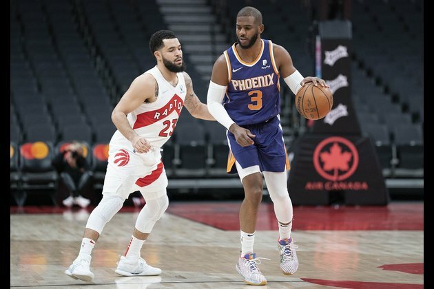 Suns snap Raptors' winning streak at six