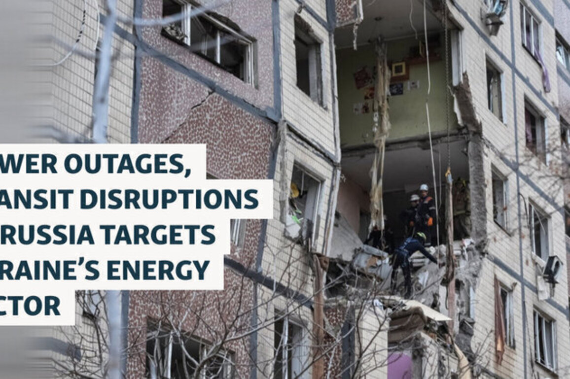 Homes, Energy Sector Hit In Deadly Russian Attack On Ukraine