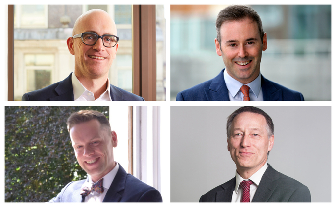 Clockwise from top left: Chris Hogg, Conor Lawlor, Mike Birch and Luke Webster