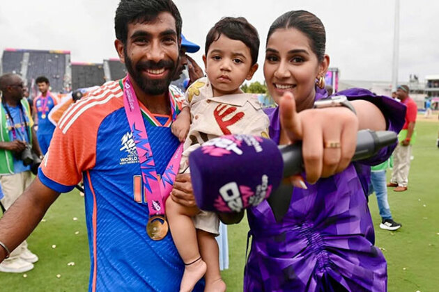 "Our son is NOT a topic for your entertainment": Sanjana Ganesan slams trolls for mocking Angad Bumrah
