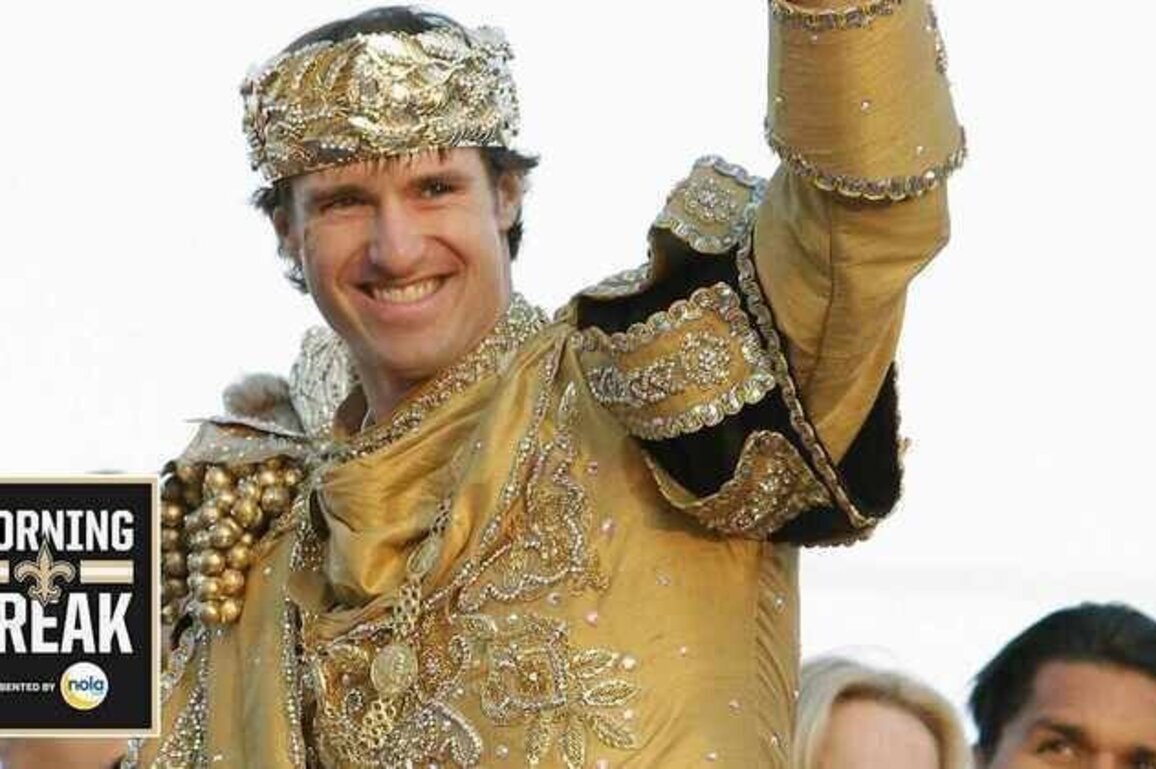 Morning Break: Drew Brees to ride in Bacchus parade