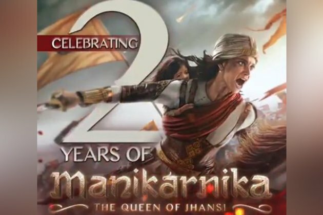 Kangana Ranaut commemorates 2 years of 'Manikarnika'