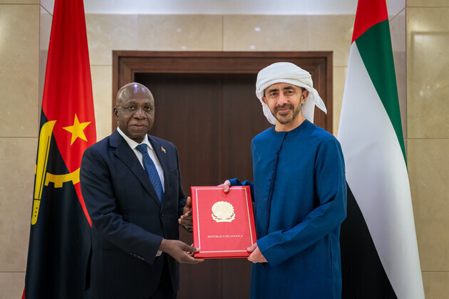 UAE President receives written message from Angolan President
