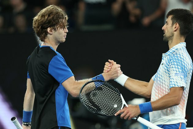 Ruthless Djokovic storms past Rublev at Australian Open