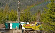  Drilling at Spanish Mountain Gold's Spanish Mountain project in British Columbia, Canada