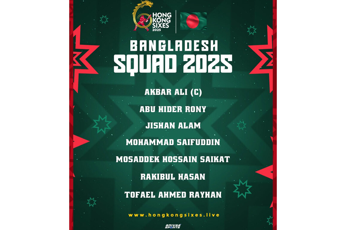 U19 WC winning captain Akbar Ali to lead Bangladesh in Hong Kong Sixes 2025