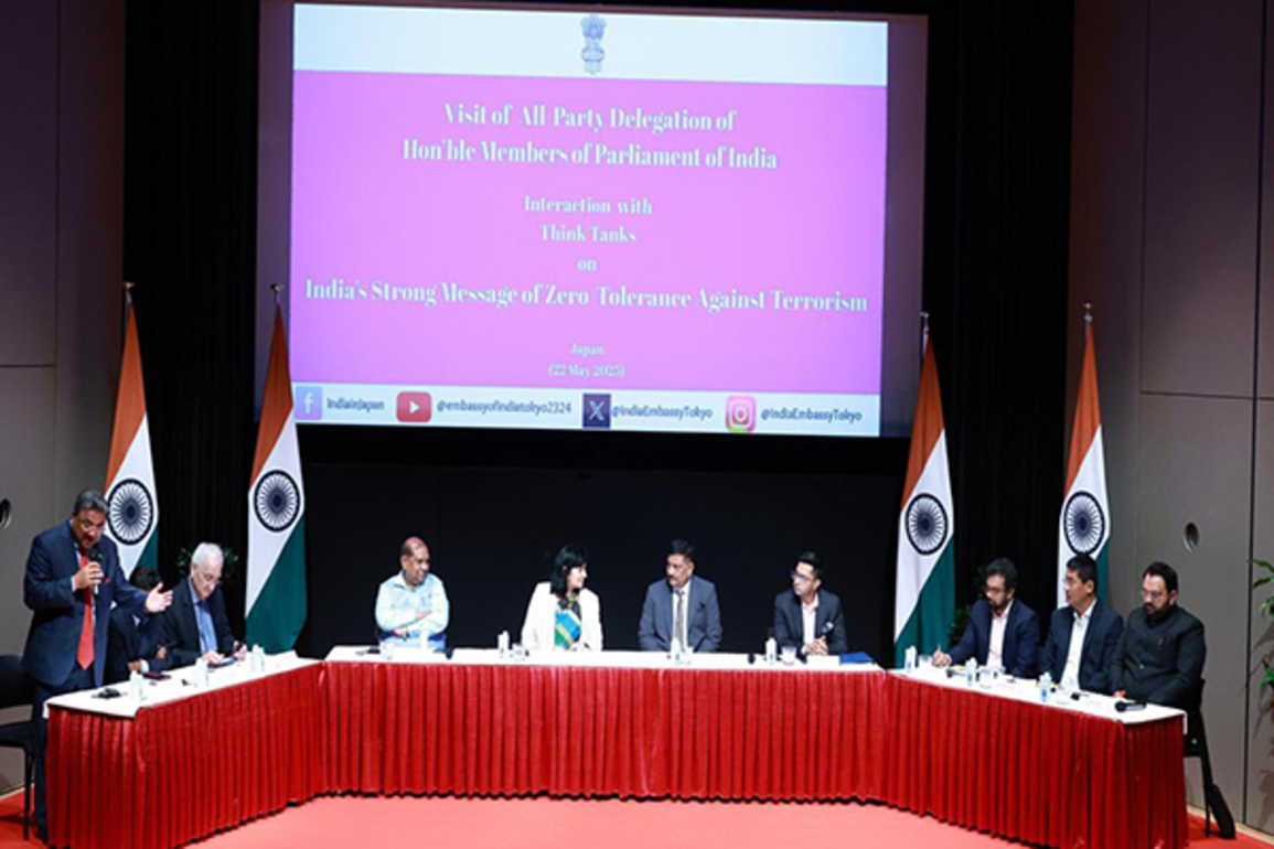 All-Party Delegation in Tokyo recieve support from think tanks in India's fight against terror
